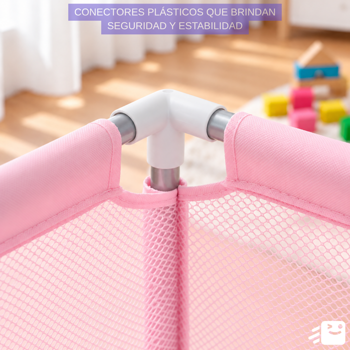 Corral Bebes Seguridad Juego Infantil Reja 170cm X 120 Cm