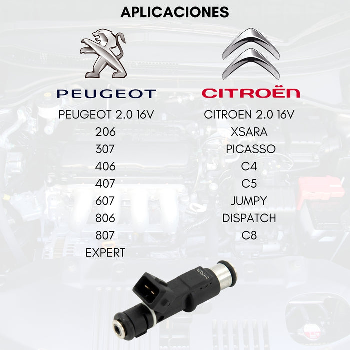 Inyector De Gasolina Para Citroen Xsara Picasso C4 C5 2.0 X4