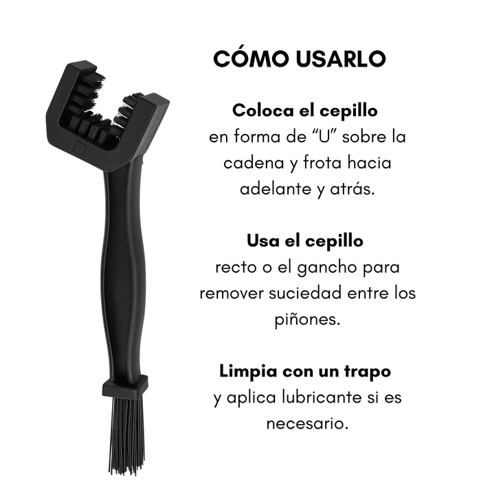 Cepillo Limpieza Cadena Transmisión Motos Y Bicicletas