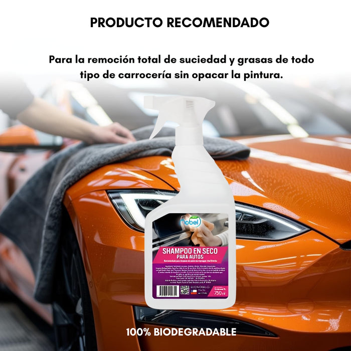 Shampoo Abrillantador En Seco Para Auto Car Wash 750 Ml