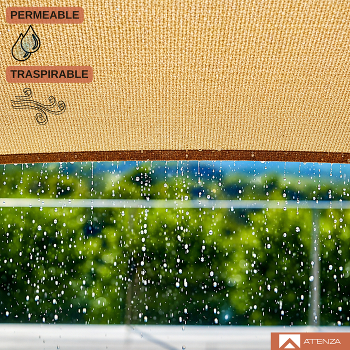 Toldo Vela Rectangular Sombreadora Malla 5x2 Mt Exterior
