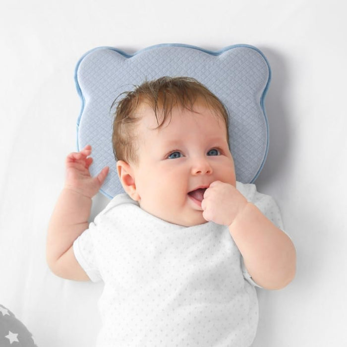 Almohada Cojín Para Bebe Anti Plagiocefalia Funda Algodon