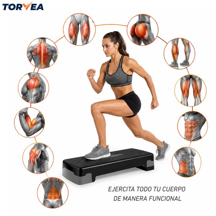 Step Aerobico 2 Niveles Antideslizante Fitness Aerobic