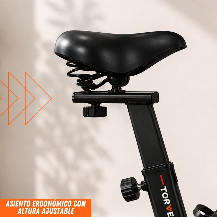 Bicicleta Spinning Estática Ejercicio Fitness Cardio 9 Niveles de resistencia Ajustable Entrenamiento En Casa Bicicleta Fija Gimnasio Hogar Sillín Regulable