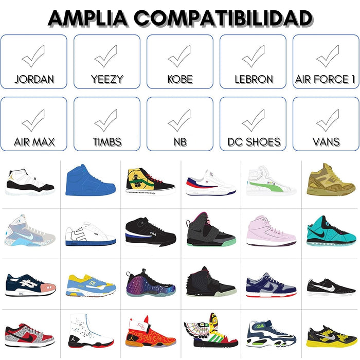 Par Sneaker Shield Protector Anti-arruga Zapatillas