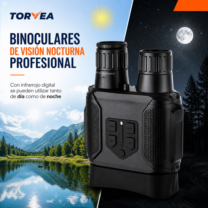 Binoculares Vision Nocturna Profesional Pantalla Grabación