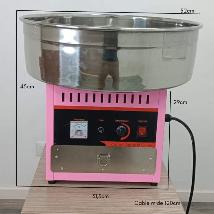 Máquina De Algodón De Azúcar Swetty Color Rosa Claro 220v