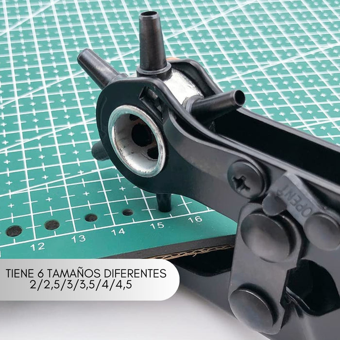 Set 2 Alicate Perforador Cinturones Sacabocados Para Cuero