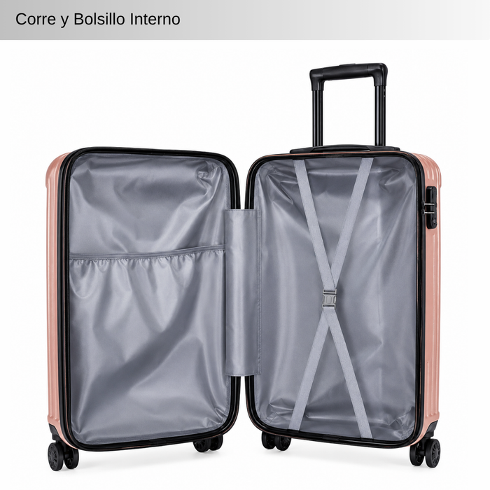 Maleta Cabina De 10 Kg Equipaje Chica Ruedas Viajes Avión