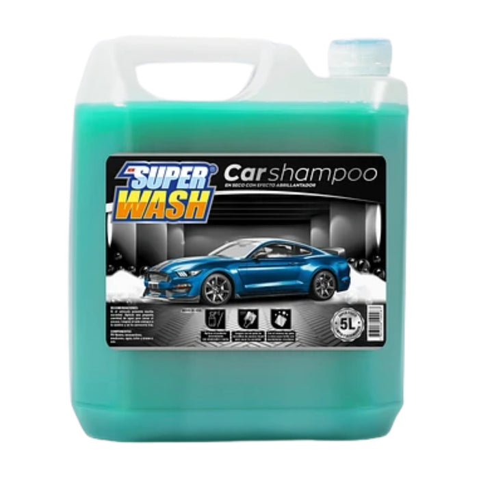 Pack Shampoo Para Auto En Seco Super Wash + Pulverizador 1l