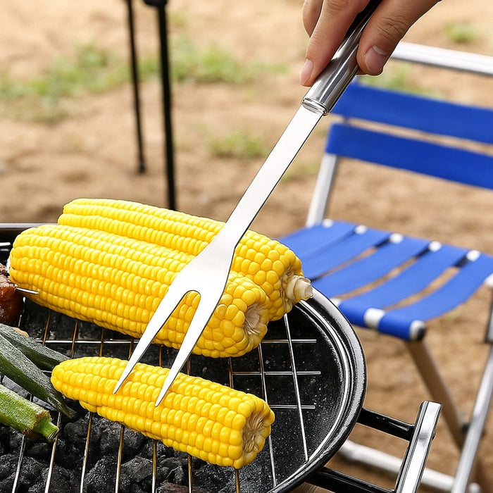 Set Parrillero Asado 7 Pcs Kit Accesorios Parrilla Barbacoa