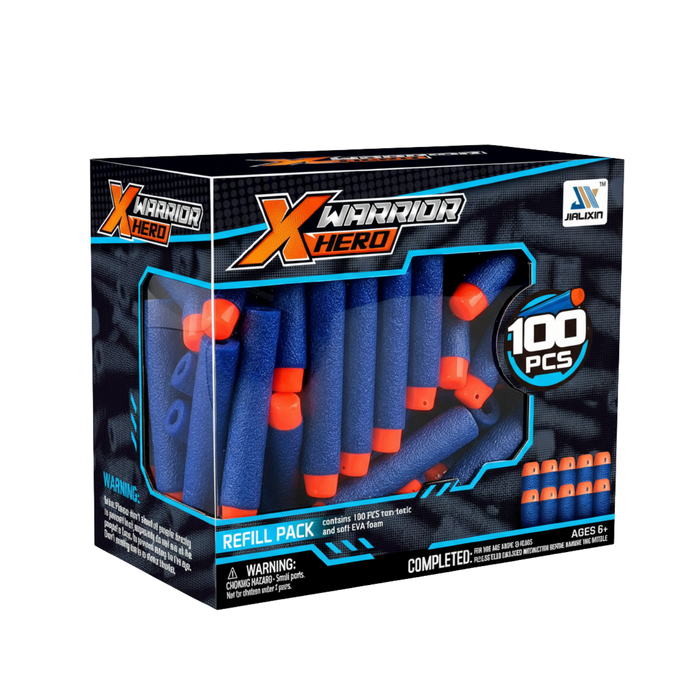 100 Dardos Juego De Dardo Tipo Nerf N-strike Bala Respuesto