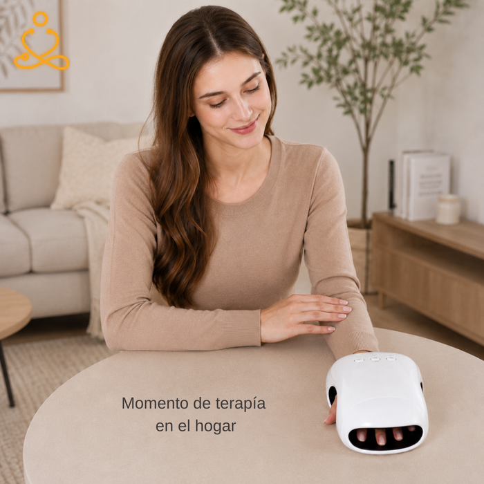 Masajeador De Manos Inalambrico Compresión Calor Recargable