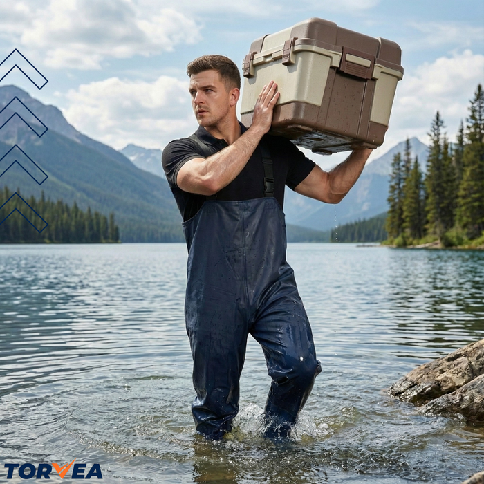 Traje De Pesca Wader Impermeable Con Botas Antideslizante Talla 44