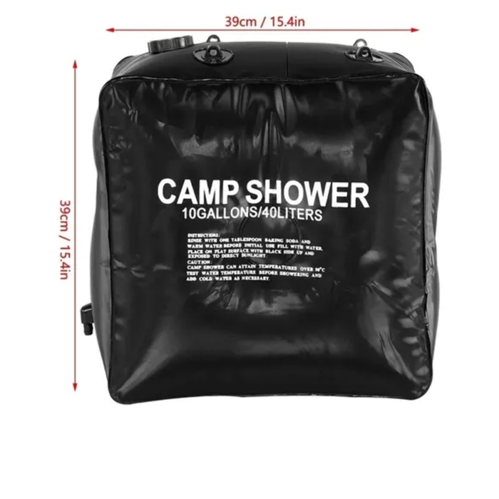 Pack Baño Químico Portátil 20lt Ducha Camping 40lt Líquido Gris