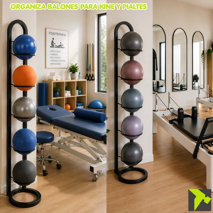 Estante Organizador De Balones Metal Rack Deportivo Balón