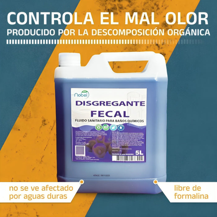 Disgregante Liquido Para Baño Químico Desodorizante 5lt