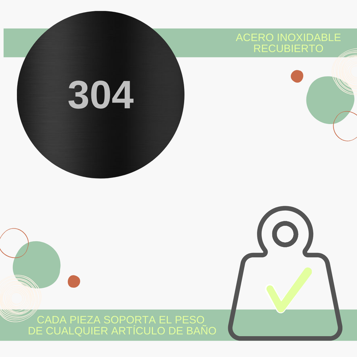 Juego De Baño Completo 11 Pcs Set De Baño Con Accesorios