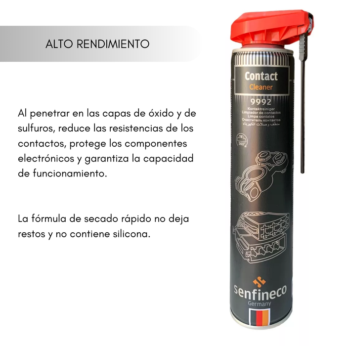 Limpia Contactos Spray 400 Ml Senfineco X2