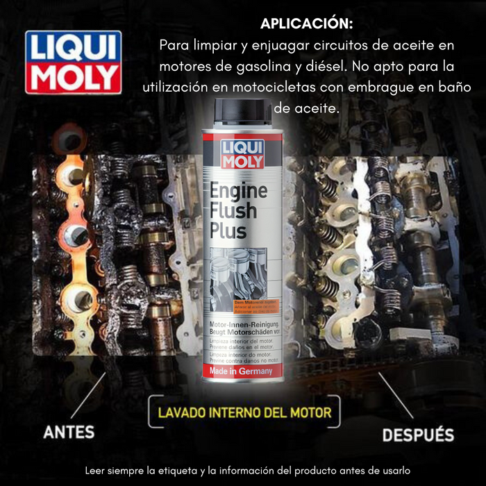 Limpiador Interno Motor Engine Flush Liquimoly 300ml X2