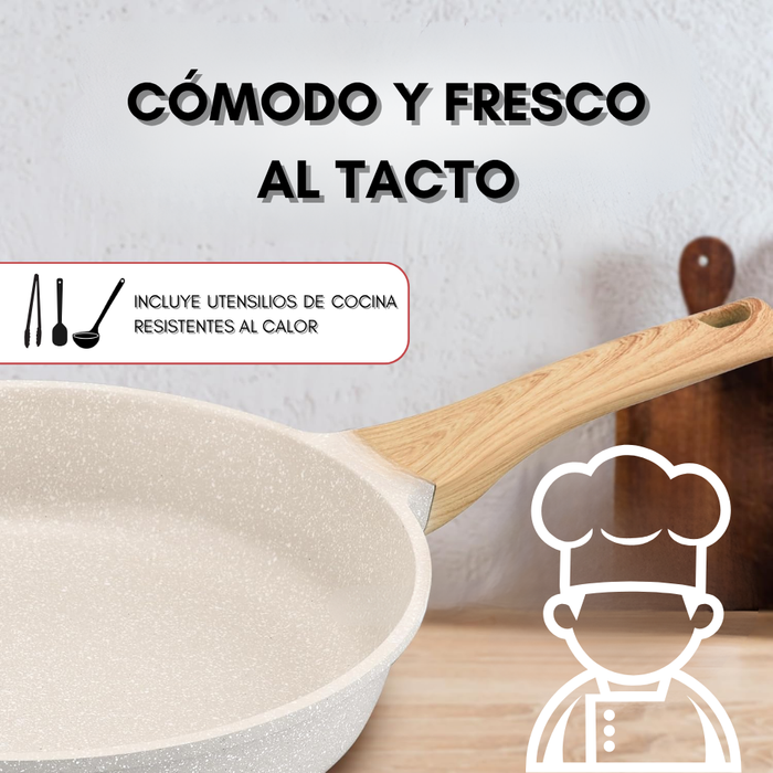 Juego De Cocina Ollas Y Sartenes Antiadherentes De 12 Pcs