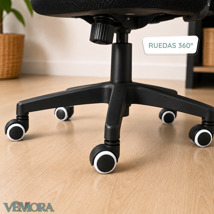 Silla De Escritorio Ergonómica Giratoria Respaldo Malla