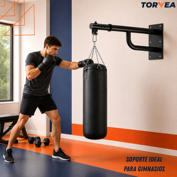 Base Soporte Saco Boxeo Extendible Barra Colgante Pared 150 Kg