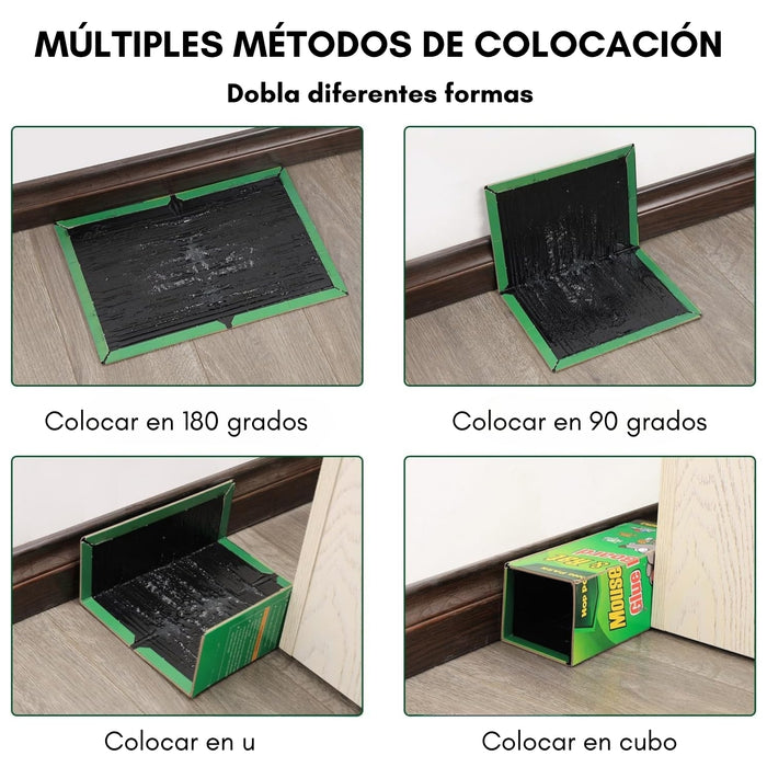 10 Trampas Para Ratones Pegajosa Libro Pega Raton