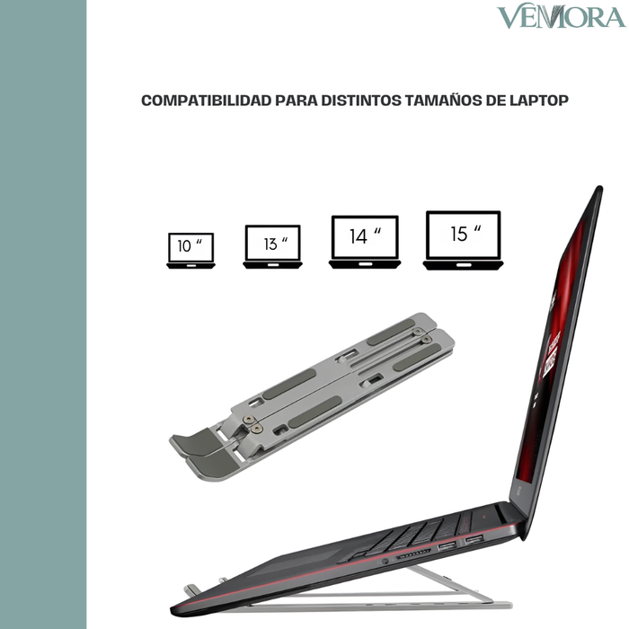 Soporte para Macbook Base Notebook Aluminio Vertical Laptop