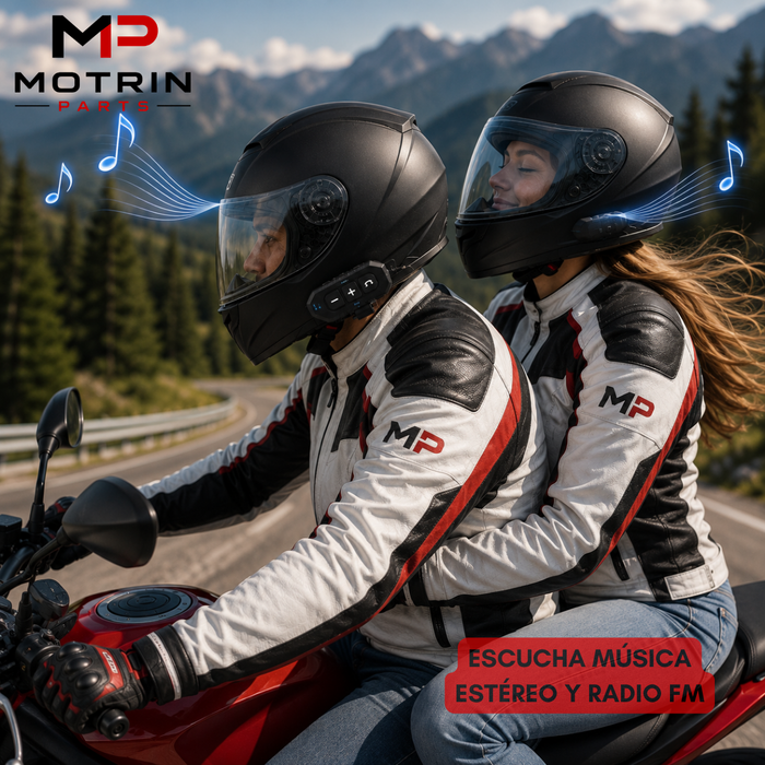 Audífono Intercomunicador Casco Moto Auricular Bluetooth