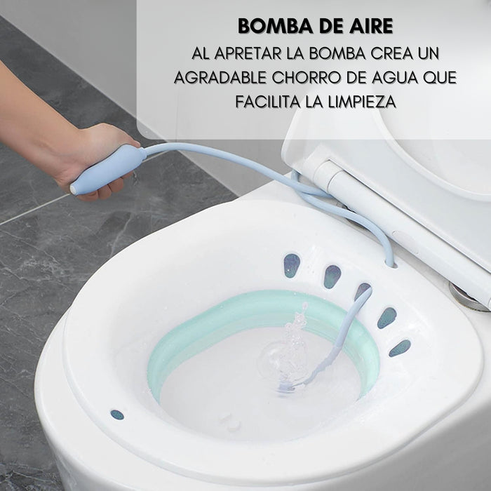 Baño De Asiento Alivio Hemorroides Embarazo Bidé Plegable