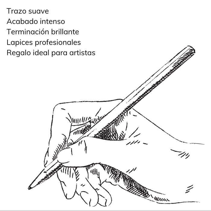 Set 120 Lápices De Dibujo Profesional Estuche Colores Dibujo Multicolor