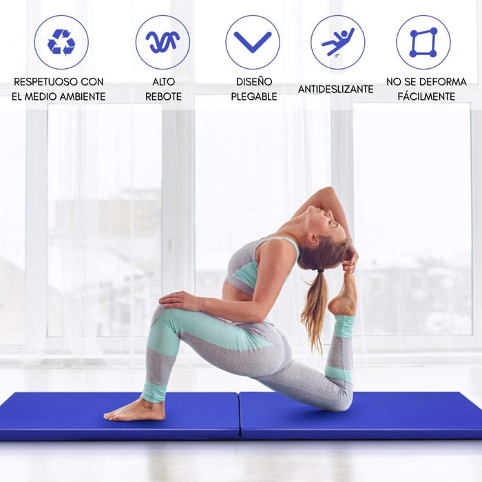 Colchoneta Deportiva Lona Oxford 100x50x5cm Pilates  Yoga