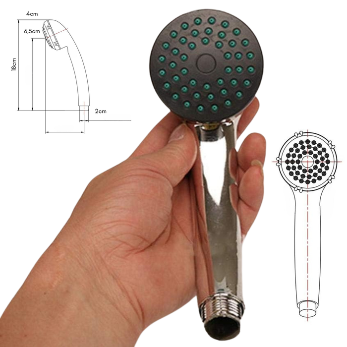 Griferia Baño Monomando Ducha Tina Llave Cromada