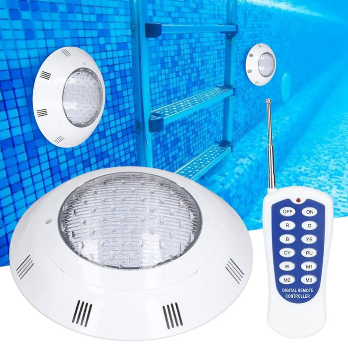 Foco Piscina 24w Mando Multicolor Lámpara Led Subacuática