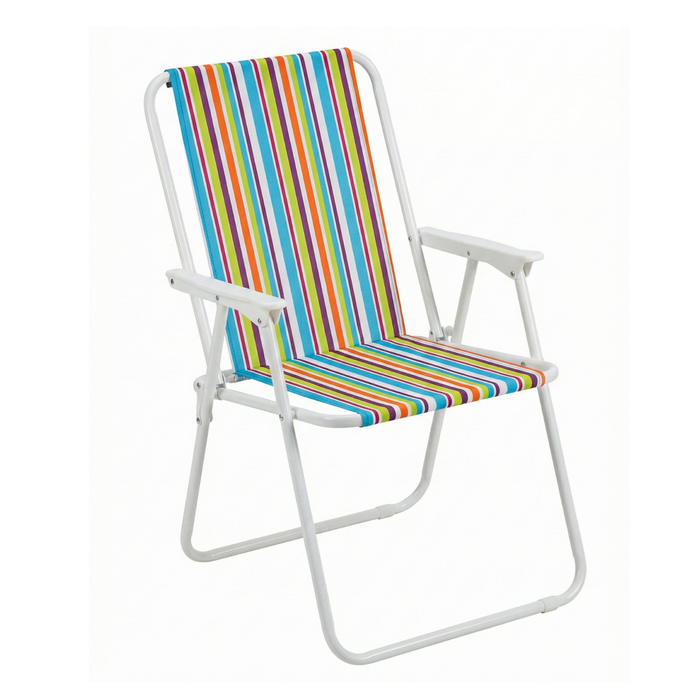 Silla Camping Plegable Playa Piscina Portátil Exteriores Rojo