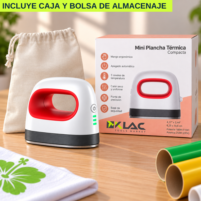 Maquina Estampar Mini Plancha Sublimación Térmica Vinilo