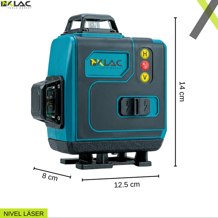 Nivelador Laser 16 L 360° Klac Con Trípode Y Maletin