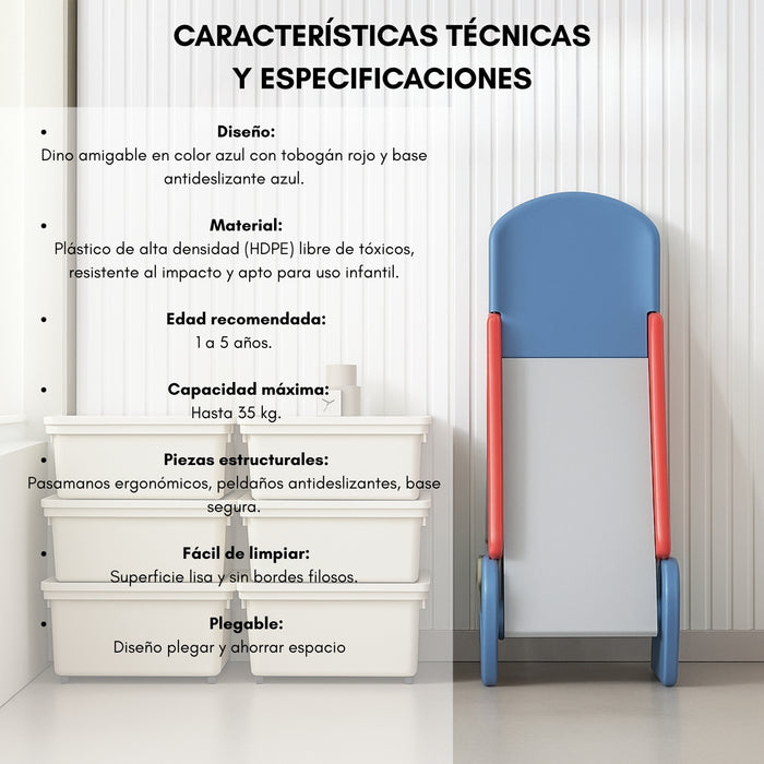 Resbalín Plastico Tobogán Plegable Niños Juego Infantil