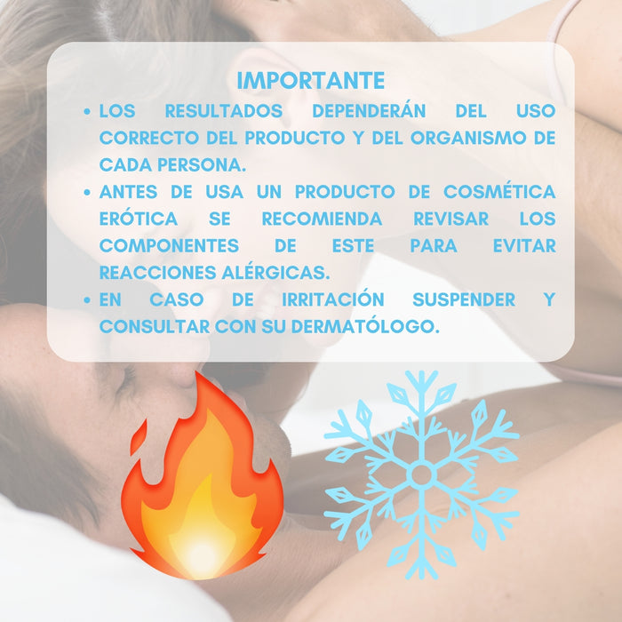 Pack 2 Lubricante Intimo Hot Y Ice Calor Frio Starsex 30ml