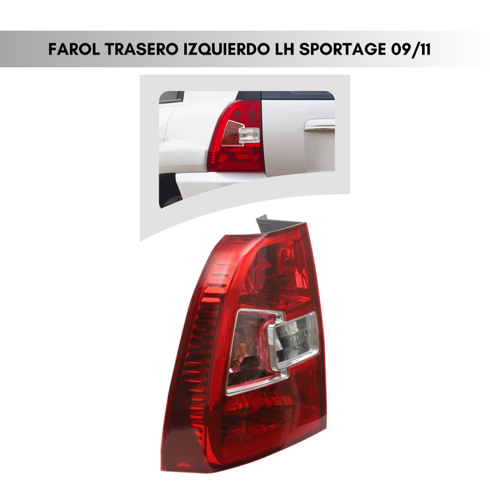 Farol Trasero Izquierdo Para Kia Sportage 2009-2011