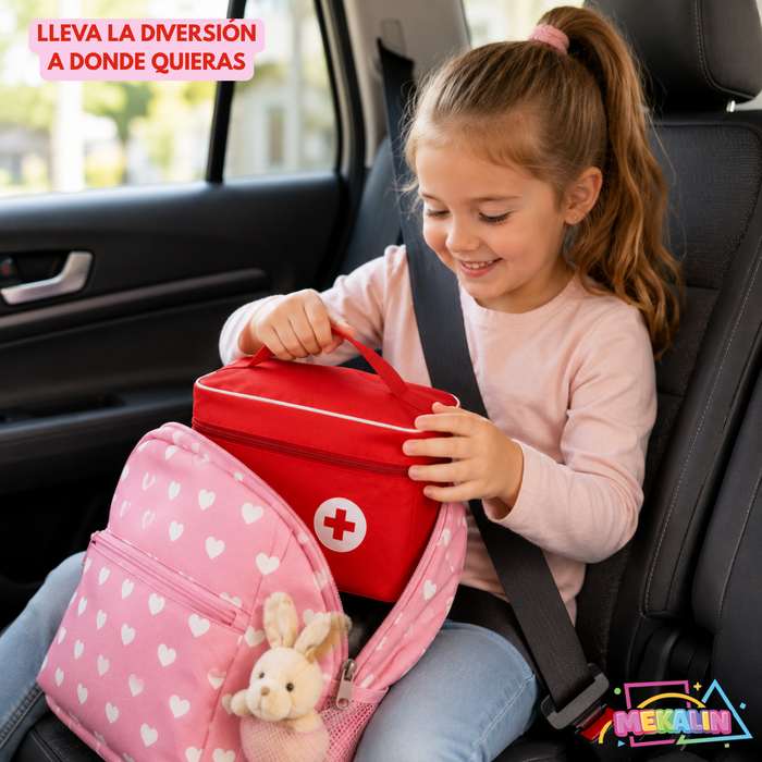 Set Juego De Roles Doctor Juego Madera Niños