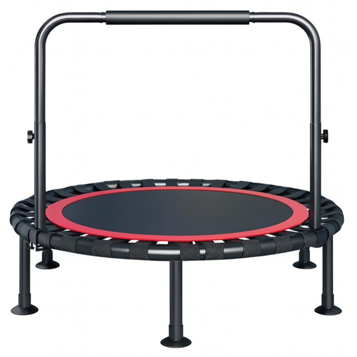 Mini Trampolín 4ft 1.2mt Aeróbico Fitness Yoga Juegos Cama Elástica Aeróbica Adultos O Juegos Para Niños Ideal Para Yoga Ejercicio Y Diversión Color Negro