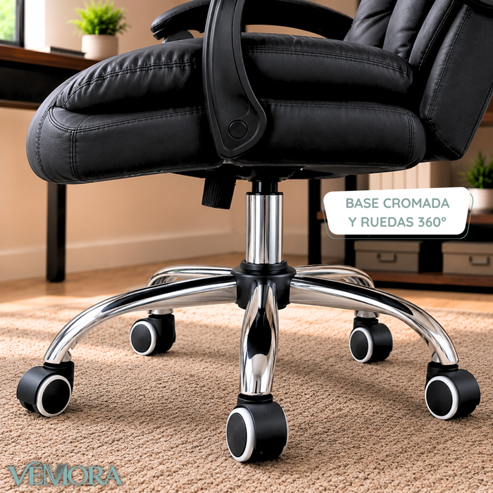 Silla De Escritorio Ejecutiva Reclinable Acolchado Premium