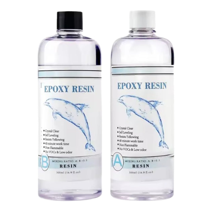 Resina Epoxica 1:1 Para Artesanias Ultra Transparente 1 Kg