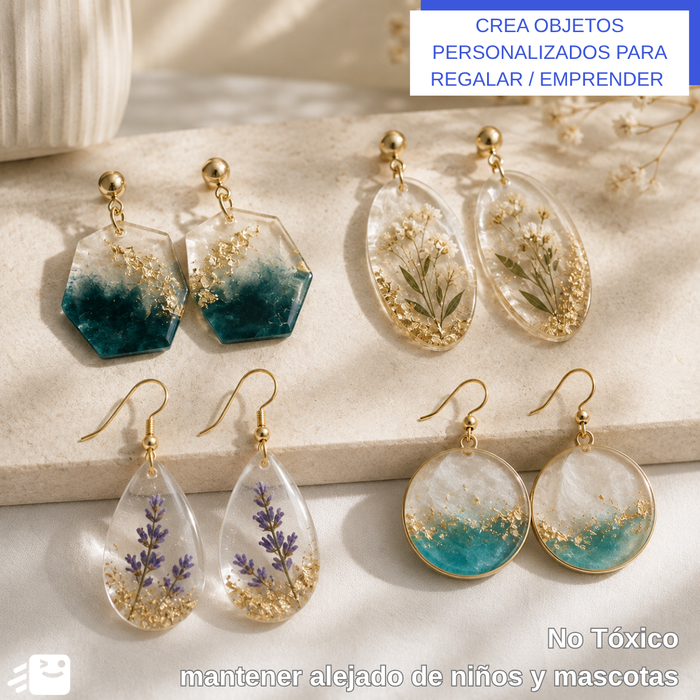 Kit Resina Epóxica Transparente A+b 1,89l Mezcla 1:1