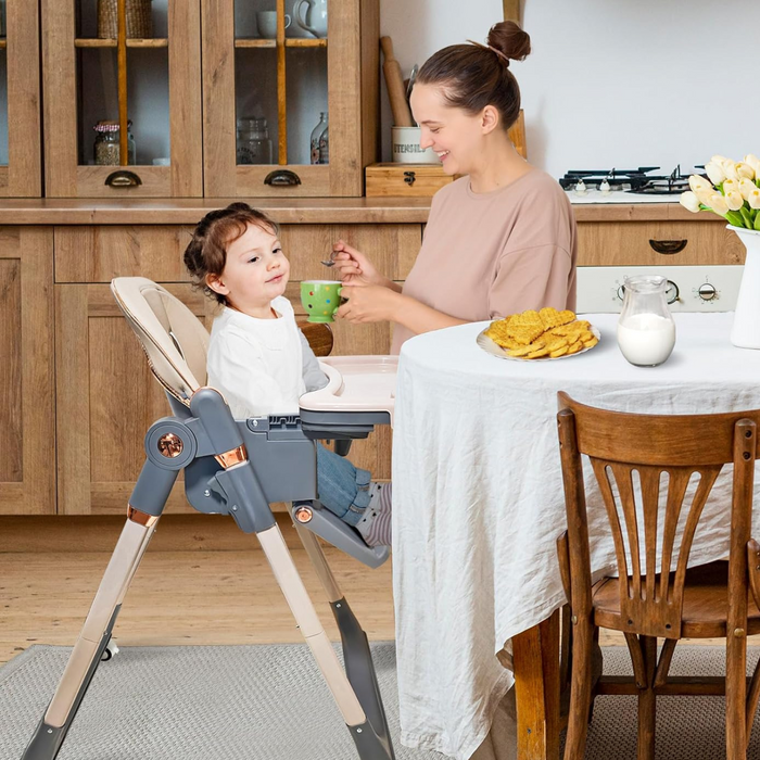 Silla De Comer Reclinable Plegable Baby Café