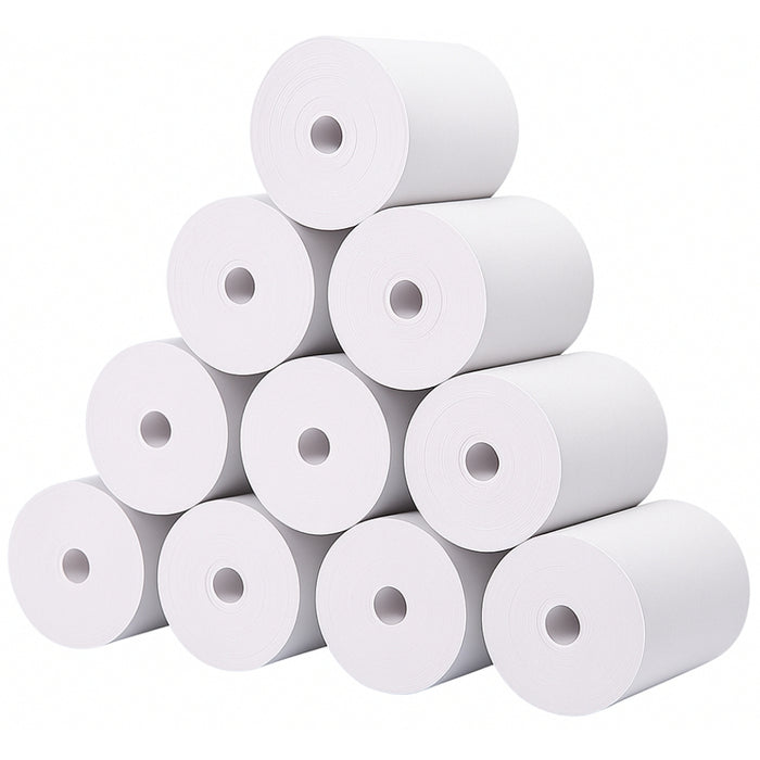 16 Rollos Termicos 80mm X 80mm Rollo Papel Térmico Cinta Color Blanco