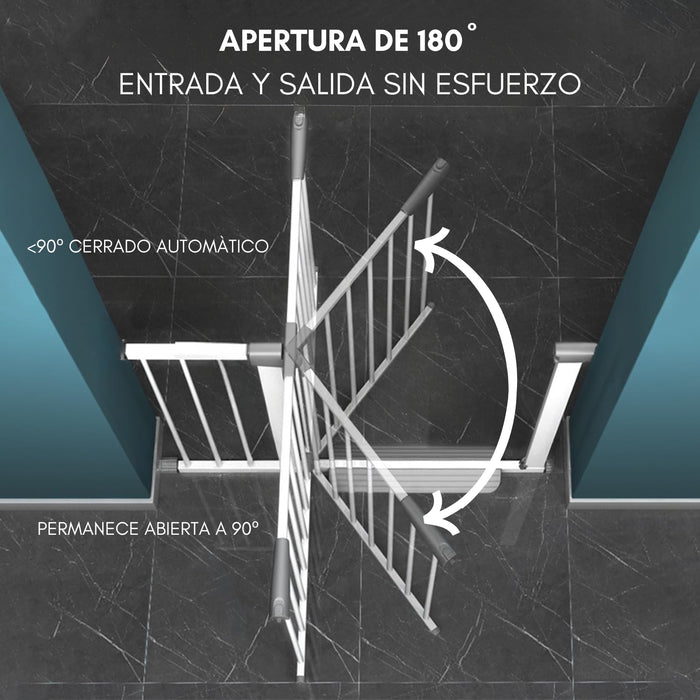 Reja Seguridad Escalera Puerta Barrera Ajustable Bebes Niños
