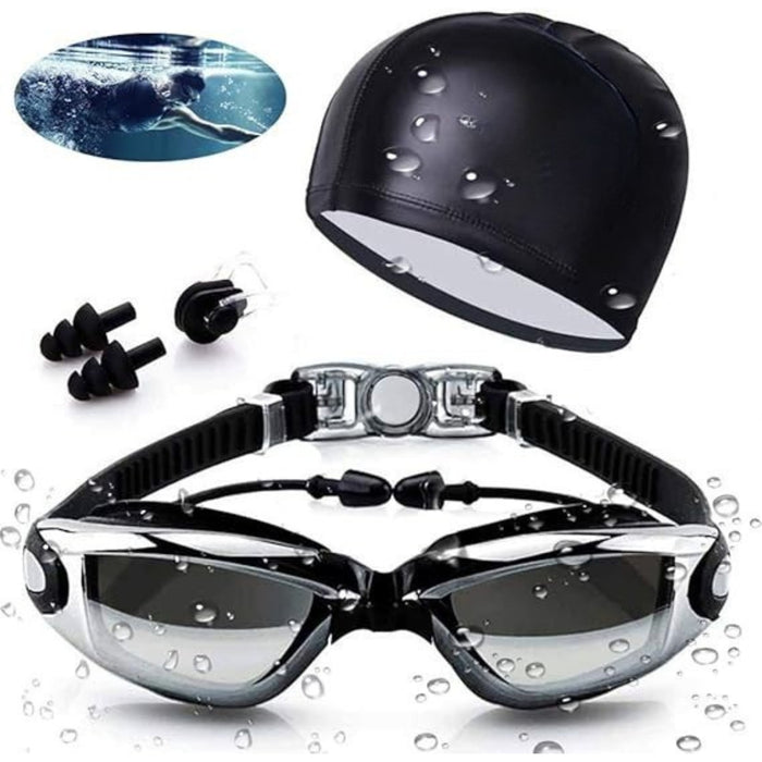 6 En 1 Kit Gafas De Natación Sin Fugas Protección Uv